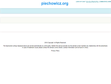 Tablet Screenshot of piechowicz.org